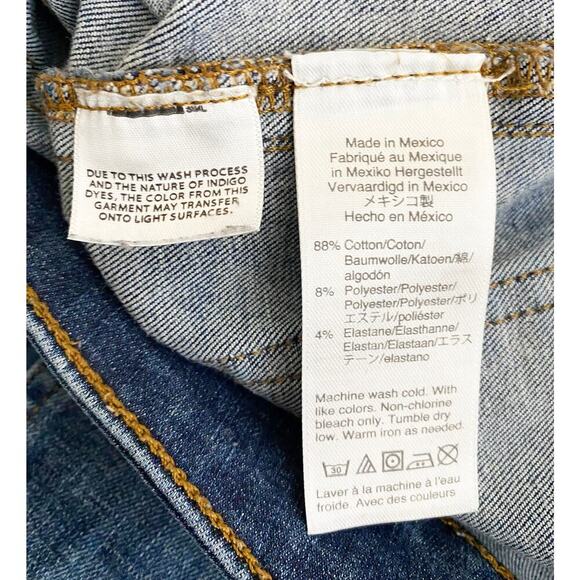 J. Crew Denim Women's Curvy Full Length Demi Boot Jeans High Rise Patch Pockets - Picture 8 of 8